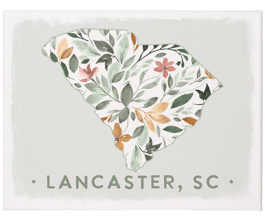 Floral South Carolina State Sign