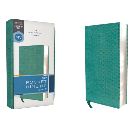 NIV Pocket Thinline Bible, Red Letter Edition, Comfort Print Leathersoft Bible