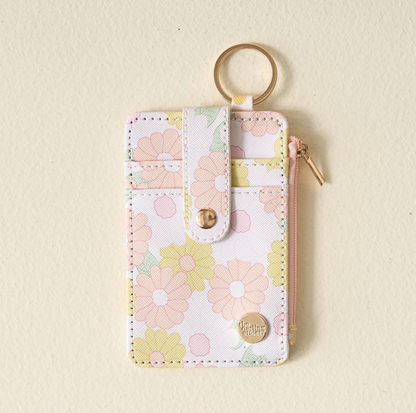 Daisy Craze Keychain Wallet - Daisy Craze Peach