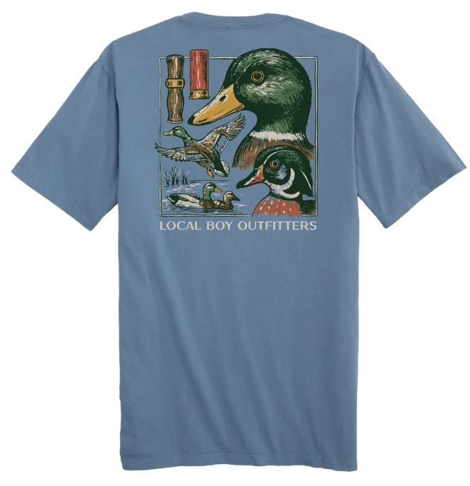 L1000815 Local Boy Duck Species T-Shirt Slate 0