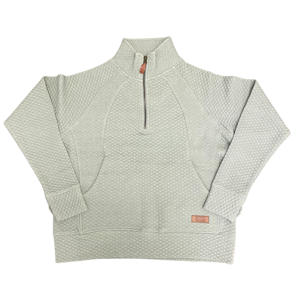 RDG67MQ3SLD Royce Brand "Josephine" 1/4Zip Quilted Fleece Mist 0