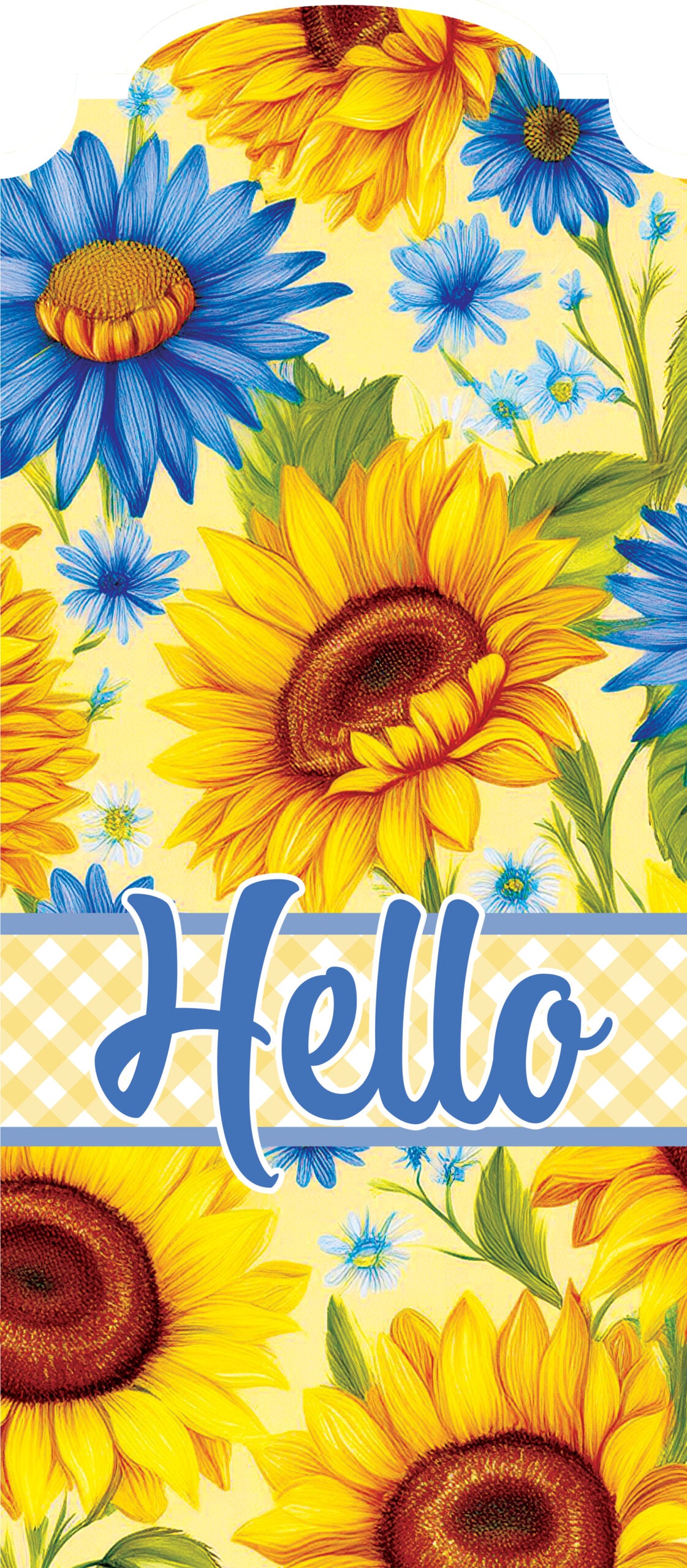 3042 Custom Decor Sunflower and Daisies Yard Sign