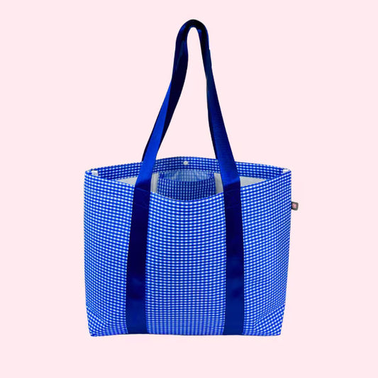 305G 0606 Electric Blue Little Mama Tote Neon