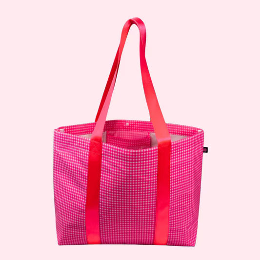 305G Mint Flamingo Little Mama Tote Neon