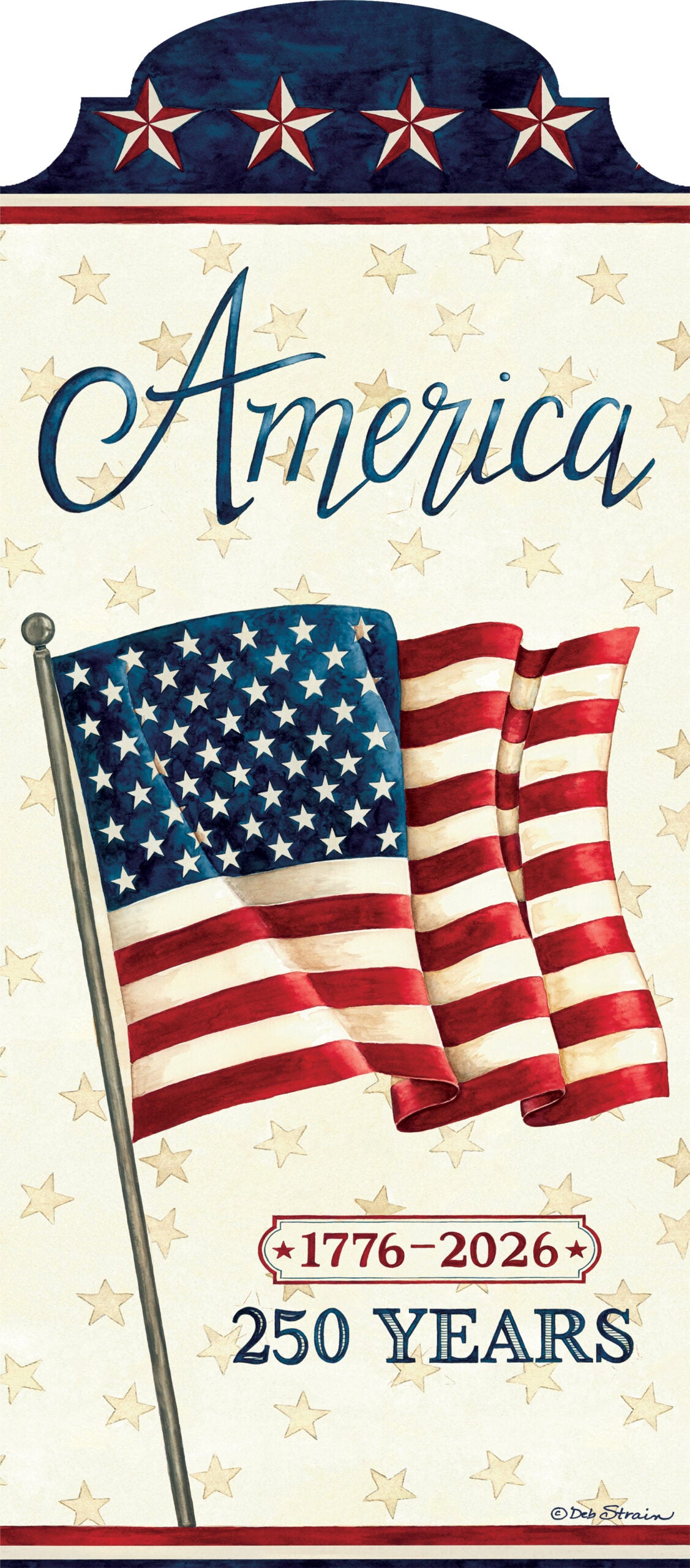 3067 Custom Decor America 250 Yard Sign