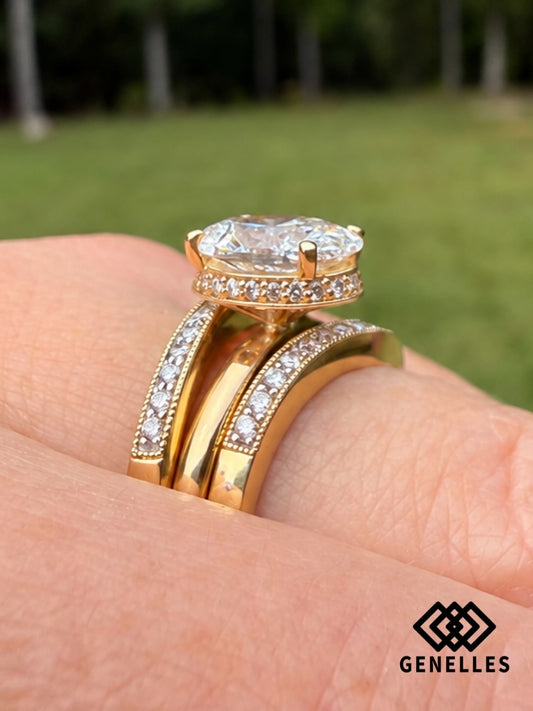 B-R-014409 14K Yellow Gold  .20 CTW Natural Diamond Curved Band Channel Prong Set 0