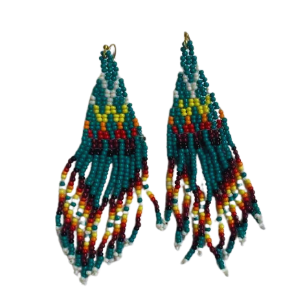 S-12350 Myra Thunderbird Bead Earrings 0