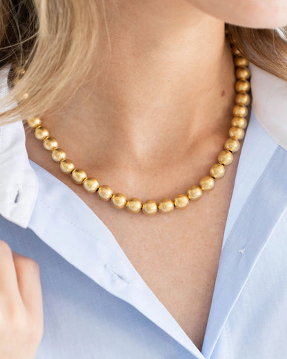 3420G Susan Shaw Gold Plated Mini Margaret Necklace