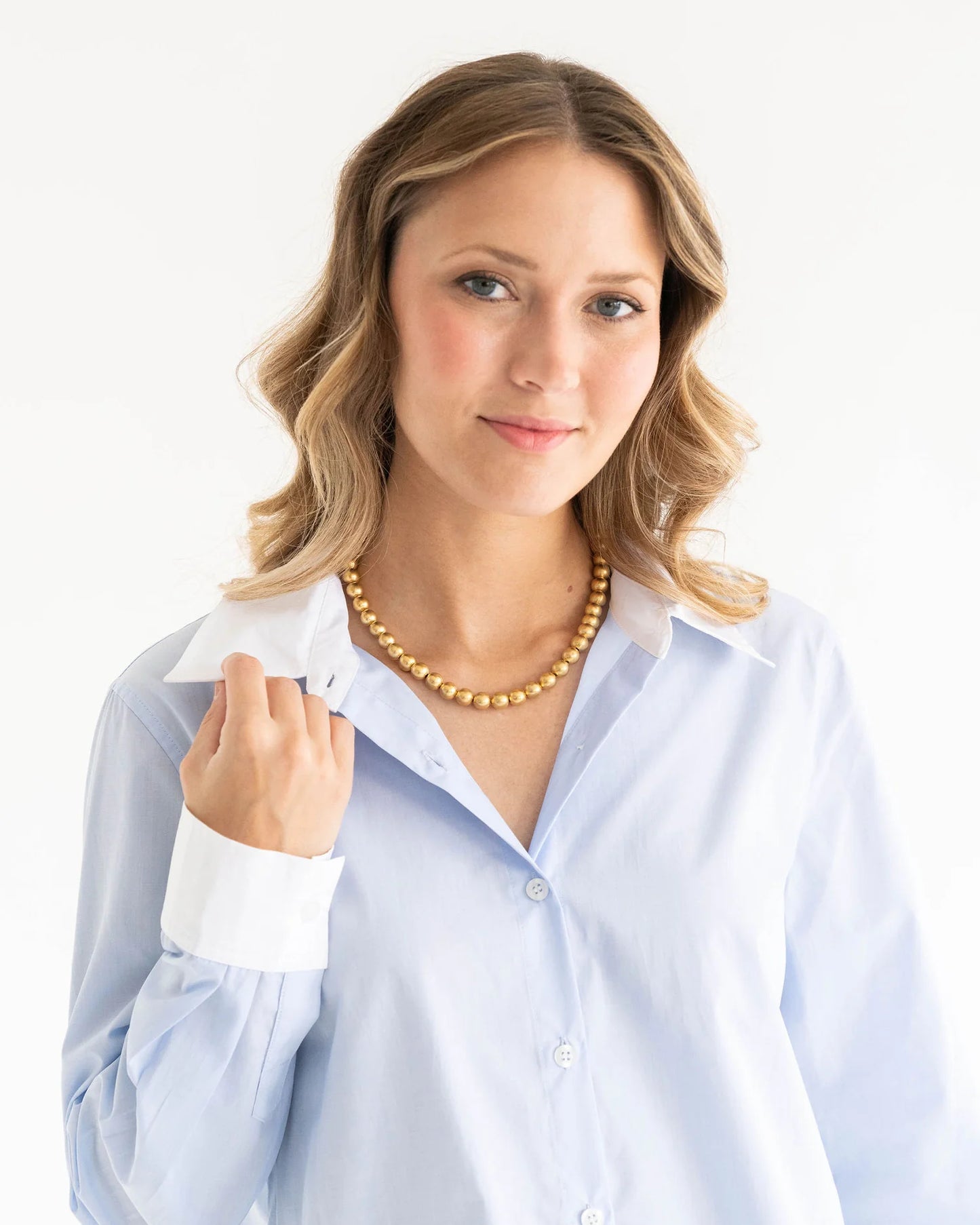 3420G Susan Shaw Gold Plated Mini Margaret Necklace