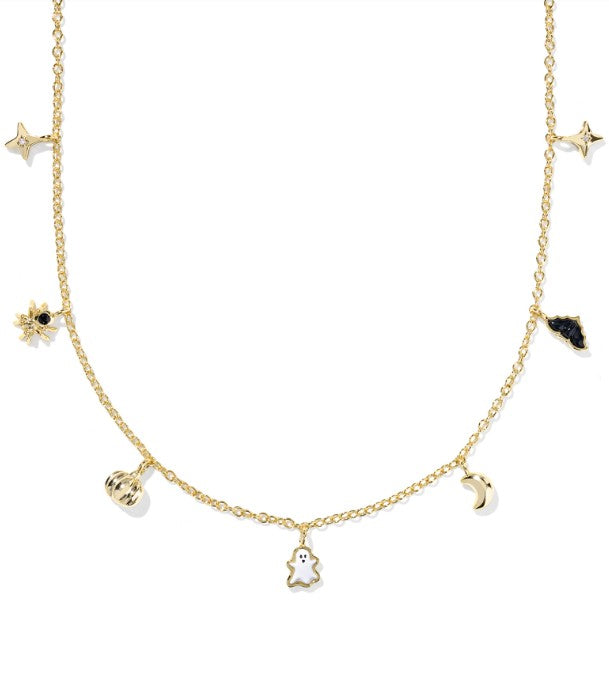 Kendra Scott Halloween Strand Necklace in Gold Multi Mix