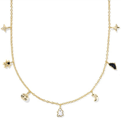 Kendra Scott Halloween Strand Necklace in Gold Multi Mix