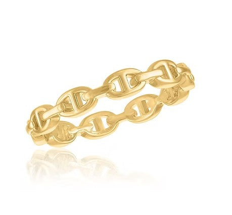 Layers Mariner Link Gold Ring