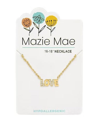 Mazie Mae Gold Love Necklace