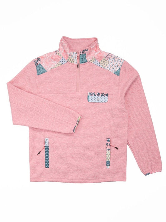 Youth Simply Southern Aria Quarter Zip - Petal