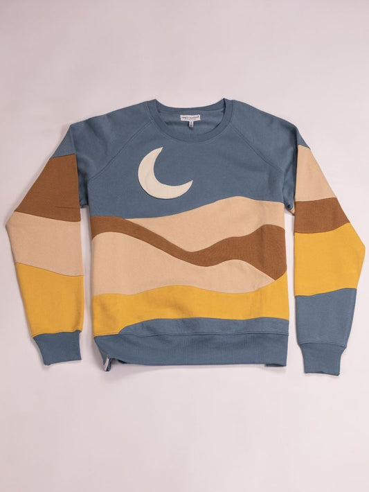 Simply Southern Patch Crewneck - Moon