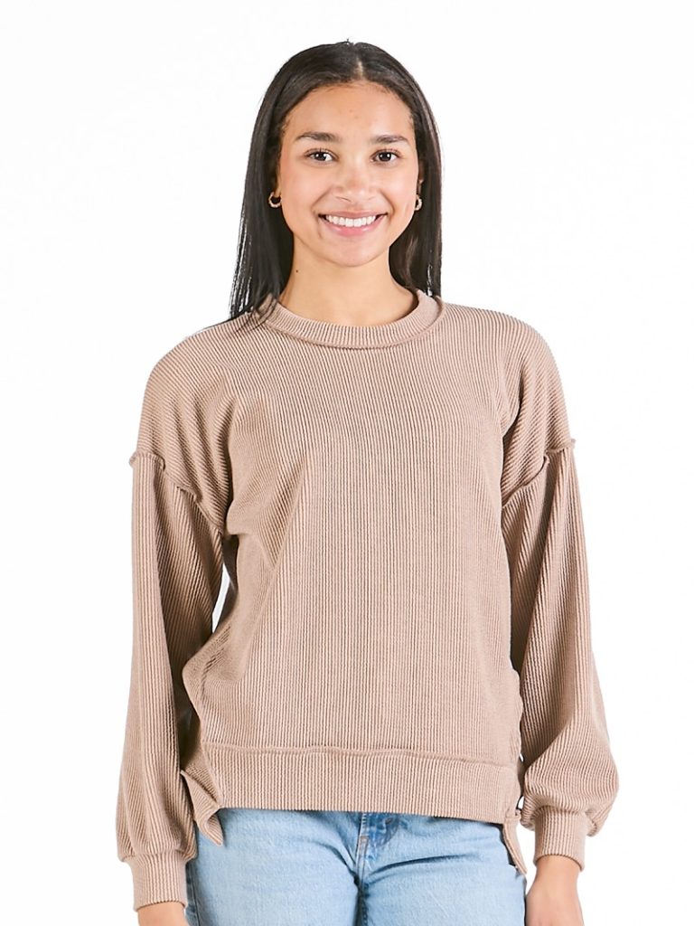 Simply Southern Amber Knit Top - Umber