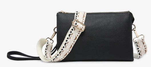 M2056-BK Jen & Co Izzy Crossbody Black 0