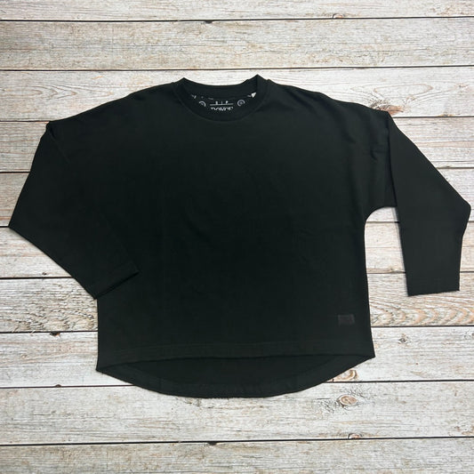 Laurel French Terry High Low Top - Black