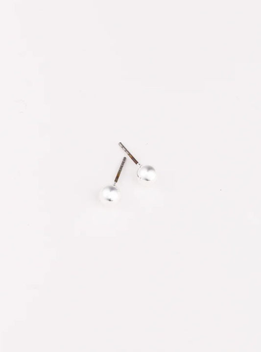 Michelle McDowell Small Grenada Earrings in Shiny Silver