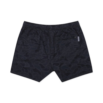Burlebo Athletic Short - Black Camo - Black Liner 7" Inseam
