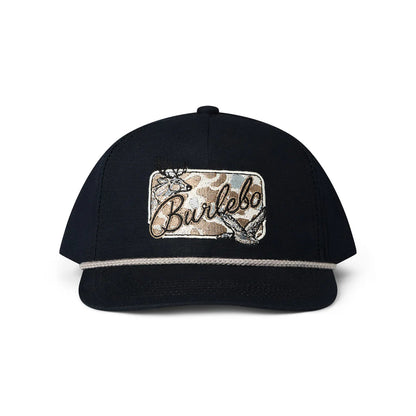 Burlebo Camo Patch Black Cap