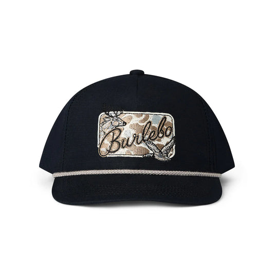 Burlebo Camo Patch Black Cap
