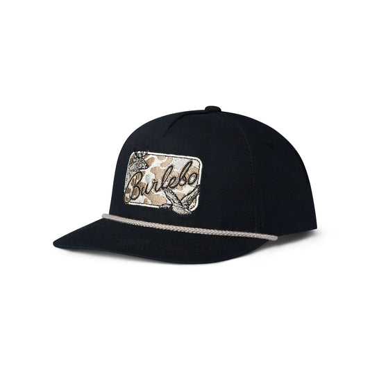 Burlebo Camo Patch Black Cap