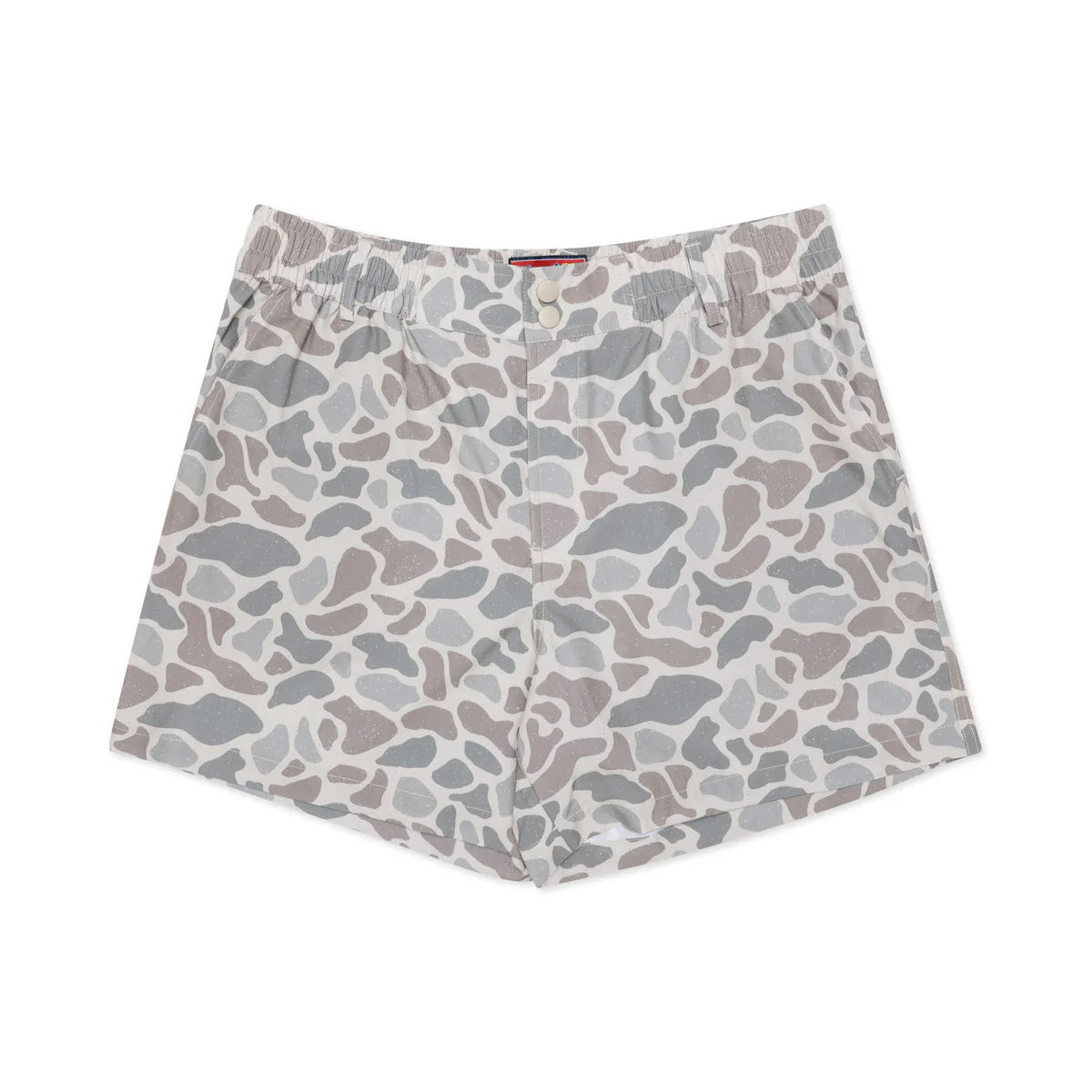 Burlebo Everyday Short - Classic Deer Camo - Grey Pocket - 7" Inseam