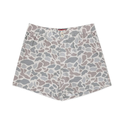 Burlebo Everyday Short - Classic Deer Camo - Grey Pocket - 7" Inseam