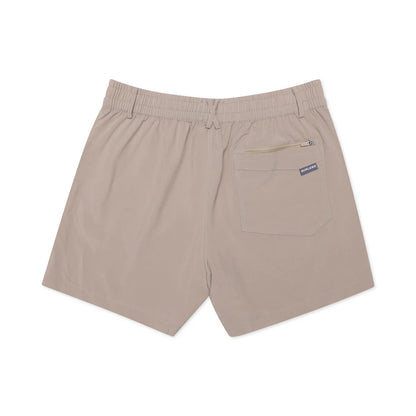 Burlebo Everyday Short - Cobblestone Khaki - Duck Hunt Pocket - 5.5" Inseam