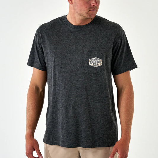 Burlebo Short Sleeve Tee - Iron Sharpens Iron - Heather Black