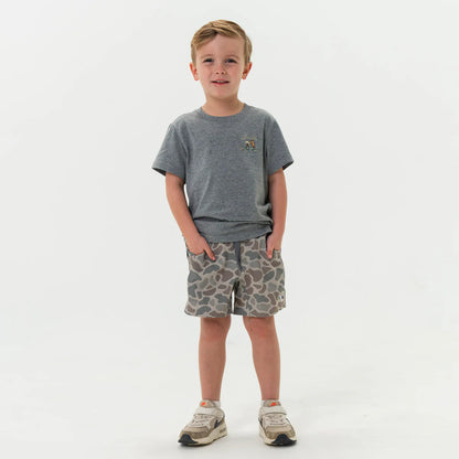 Youth Burlebo Athletic Short - Classic Deer Camo