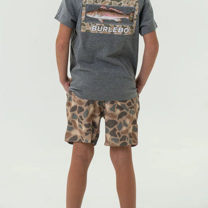 Youth Burlebo Athletic Short - Pintail Camo