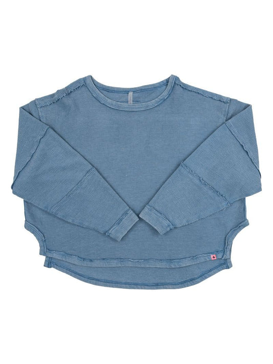 Simply Southern Sabrina Pullover in Dark Blue