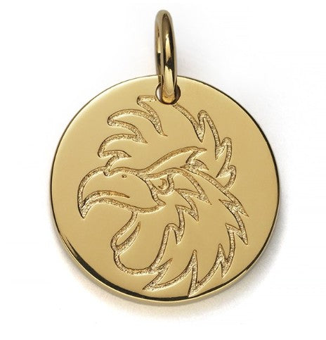 Southern Gates Gold Plated Gamecock Charm