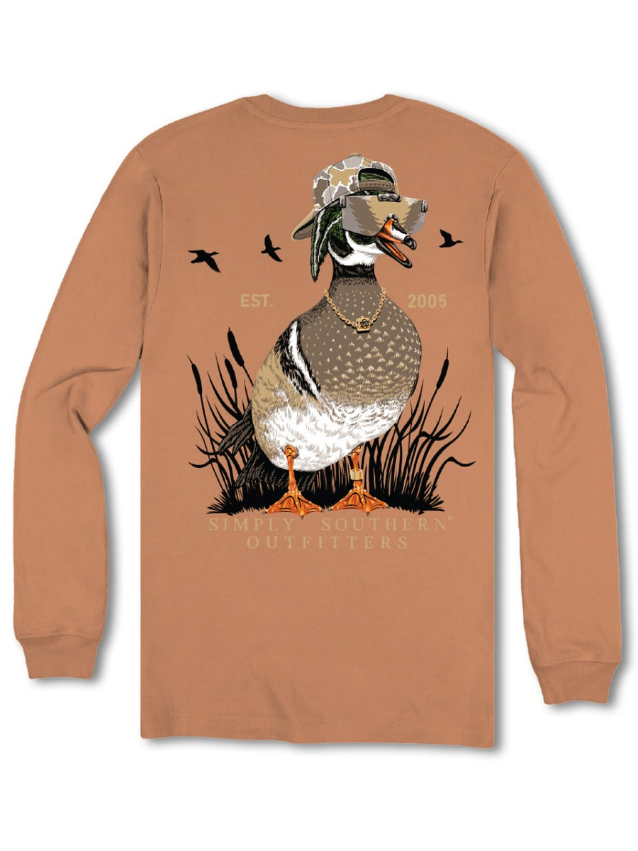 Youth Simply Southern Cool Duck Long Sleeve T-Shirt