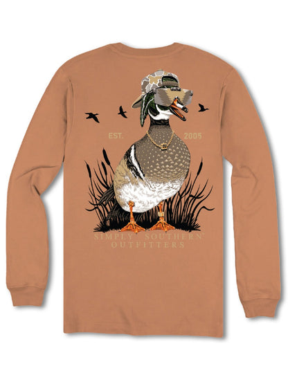 Youth Simply Southern Cool Duck Long Sleeve T-Shirt