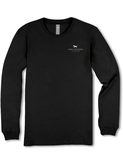 Men's Simply Southern Duck Stamp Long Sleeve T-Shirt