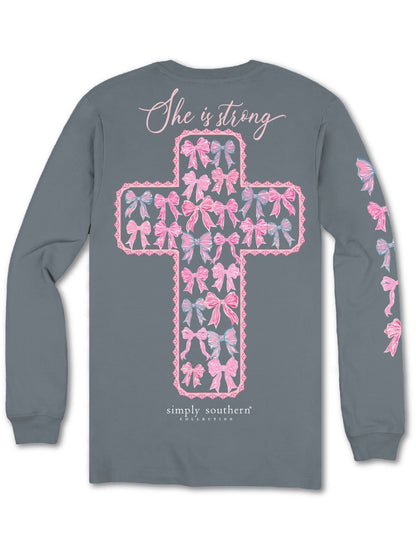 Simply Southern Strong Long Sleeve T-Shirt
