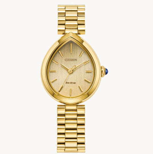 Citizen Ladies Gold Eco Drive EM1202-50P L Rainell Watch