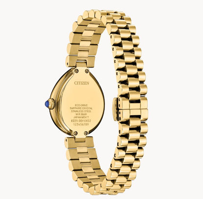 Citizen Ladies Gold Eco Drive EM1202-50P L Rainell Watch