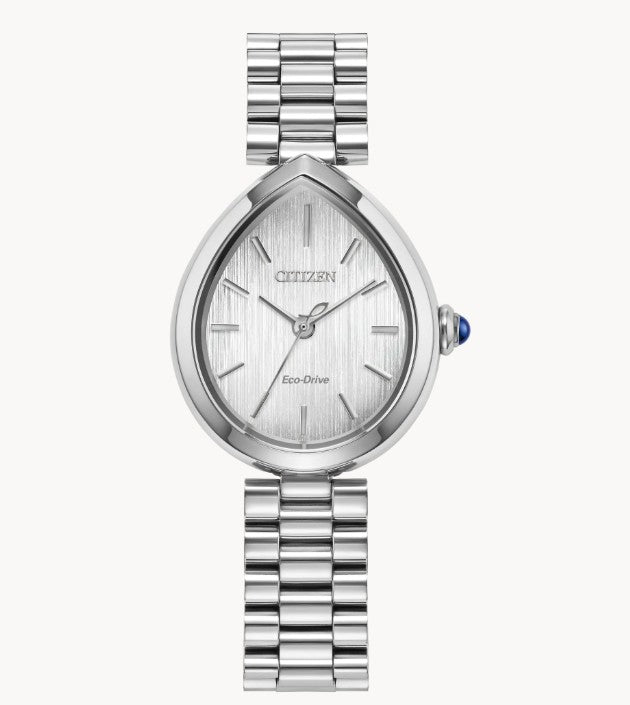 Citizen Ladies Silver Eco Drive EM1200-55A L Rainell Watch