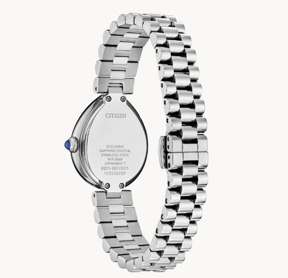 Citizen Ladies Eco Drive EM1200-55X Purple Face L Rainell Watch