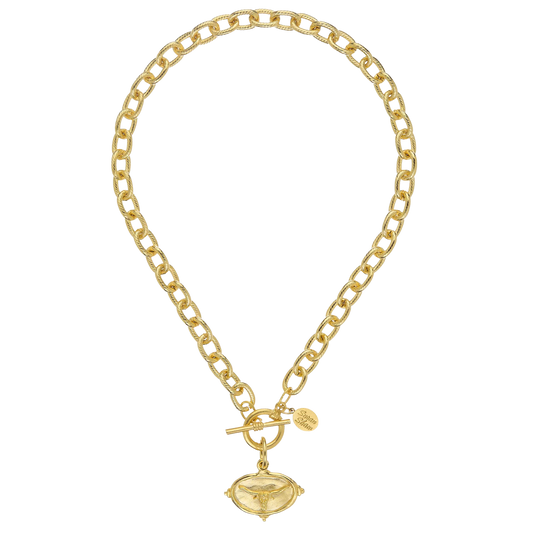 Susan Shaw Longhorn Toggle Necklace