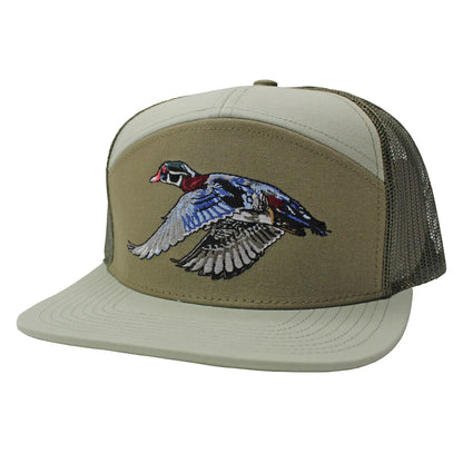 Local Boy Swamp Duck 7 Panel Hat in Light Sage