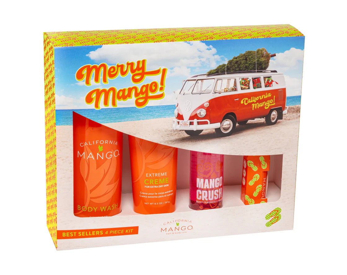 California Mango - Merry Mango Christmas At The Beach 4 Piece Kit