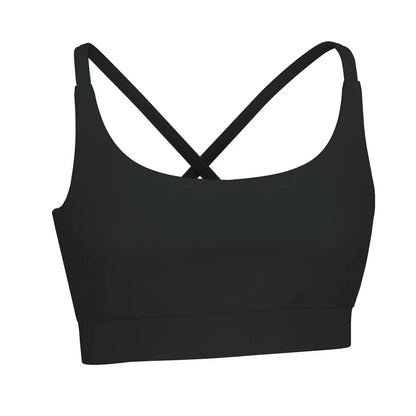 L5140002 Local Girl Sports Bra Top - Black
