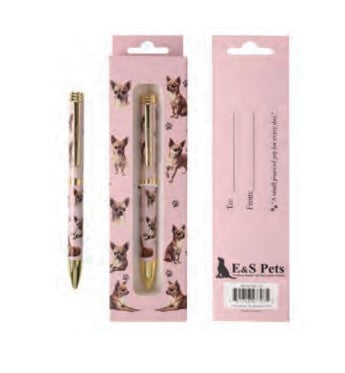 736-10 Tan Chihuahua Pen