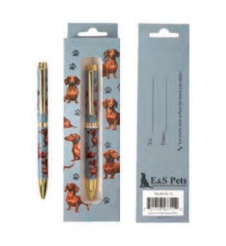 736-13 Red Dachshund Pen