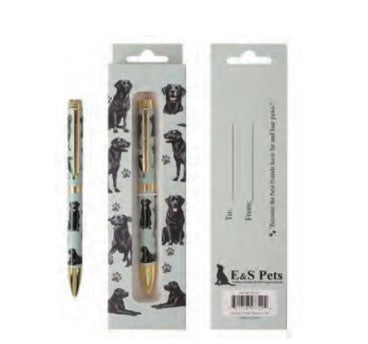736-21 Black Labrador Pen